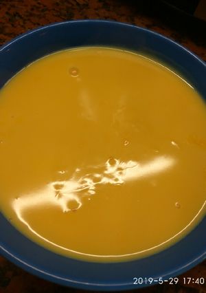 Una foto de Postre de crema de vainilla