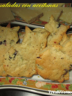 Una foto de Galletas saladas con aceitunas