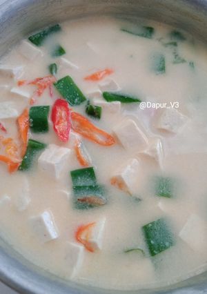Foto resep Tahu putih santan