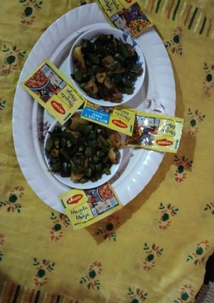 आलू भिंडी (aloo bhindi recipe in Hindi) रेसिपी मुख्य फोटो
