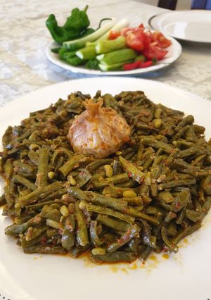 صورة لوصفة لوبية بزيت