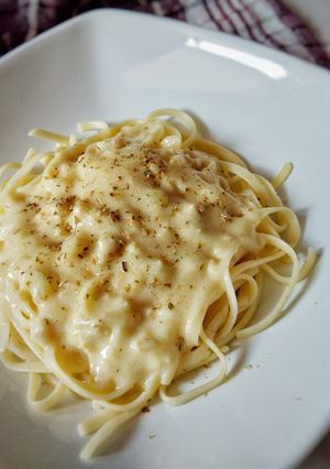 Foto resep Fettucini carbonara ala fitri