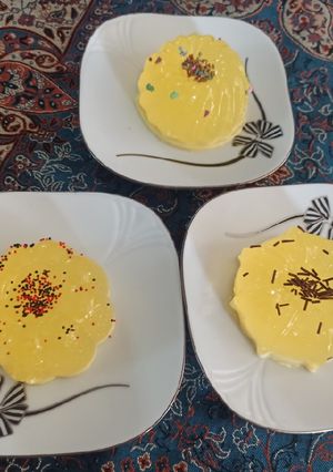 عکسی از دستور مینی ژله خامه ای