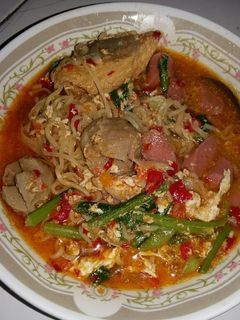 Foto resep Mie tek-tek indomie kari ayam special pedasss sekali