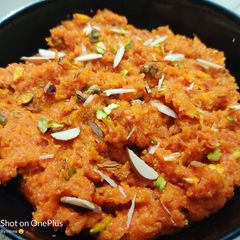 Gajar ka halwa A picture of Gajar ka halwa.