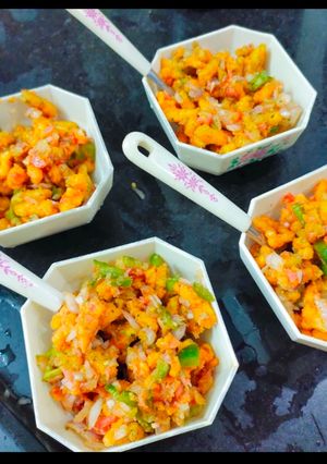 A picture of Kurkure bhel.