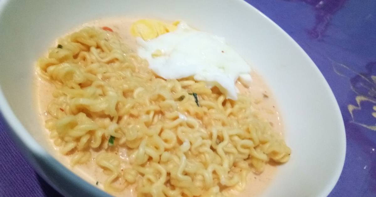 Resep Ramyun milk sauce oleh aisyah shafira - Cookpad