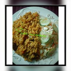 A picture of Jallof rice.