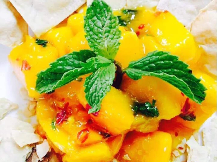 Easy Way Make Recipe Mango mint salsa that is Delicious, So Delicious}
