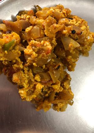 A picture of Panner Bhurji.