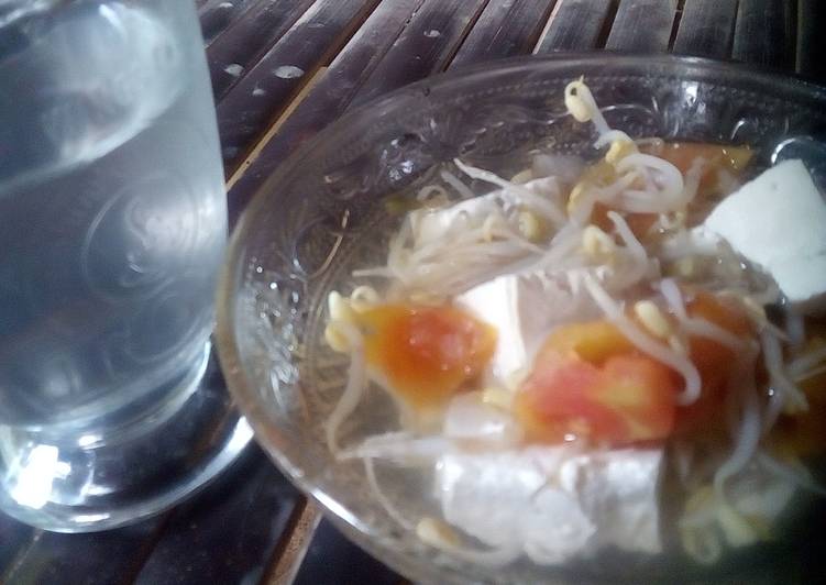 Sayur sop tahu simple