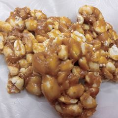 A picture of Peanut Jaggery chikki.