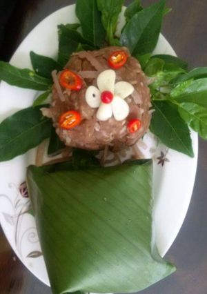Hình của món Nem thính.