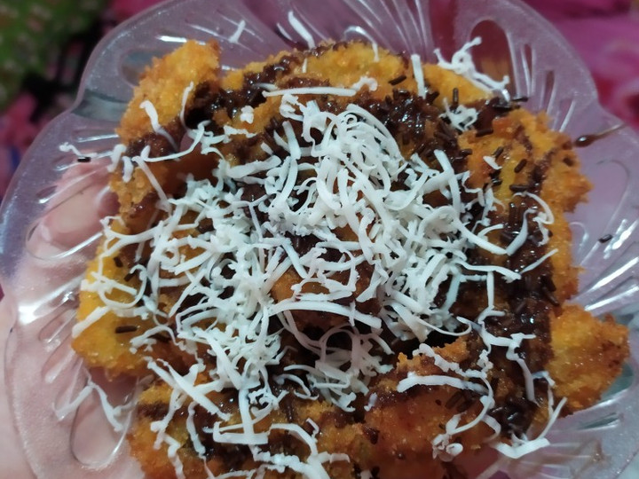 Yuk intip, Bagaimana cara membuat Pisang Goreng Crispy coklat keju 🍌🧀  sempurna