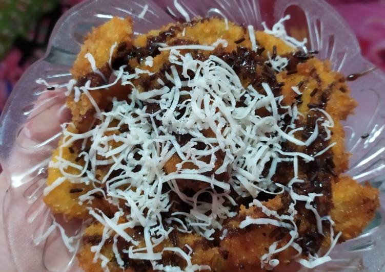 Pisang Goreng Crispy coklat keju 🍌🧀