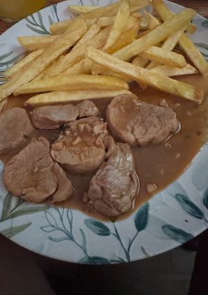 Una foto de Solomillo de cerdo en adobo