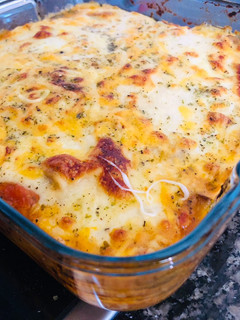 Una foto de Lasaña berenjena y mozzarella