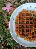 🌸 Zucchini and Oatmeal Waffles
