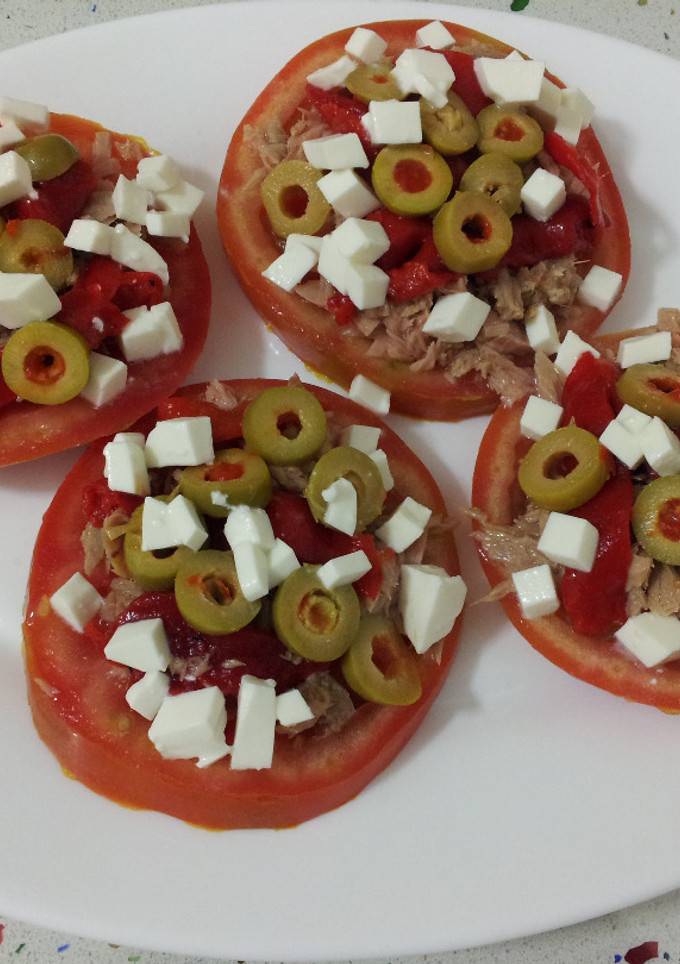 Una foto de Ensalada de tomates
