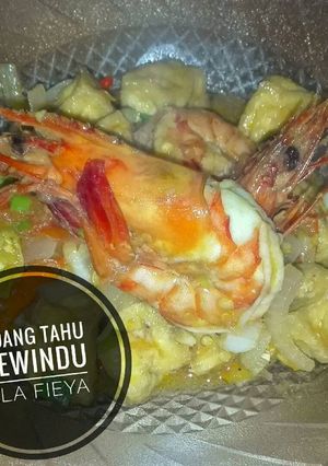Foto resep Tumis Udang + Tahu