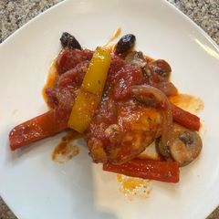A picture of Chicken Cacciatore Momma Jackie’s Way! 🇮🇹.