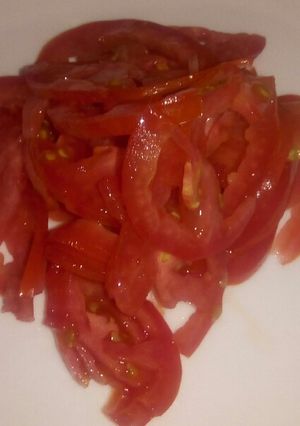 A picture of Tomato salad.