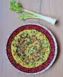 Tortilla de hojas de apio 🥘 receta de aprovechamiento