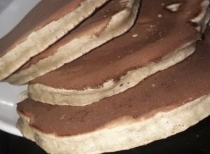 Una foto de Hotcakes banana