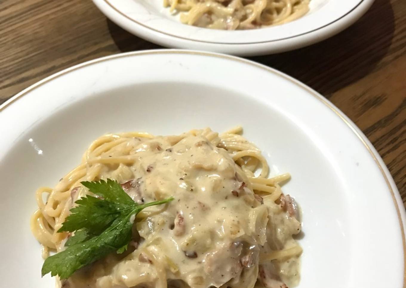 Bacon carbonara