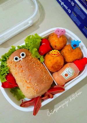 Foto resep Sausage Squid Bread