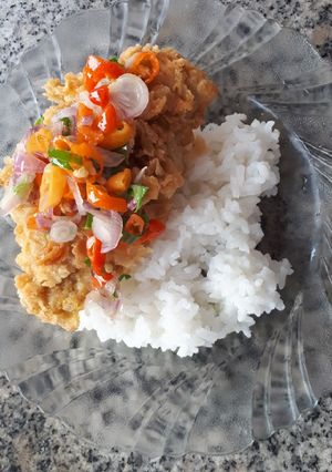 Foto resep Ngikan yuk (KW) sambal matah