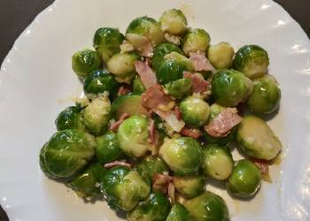 Easy Prepare Recipe Brussels in Bacon Slices Delicious and Healthy
