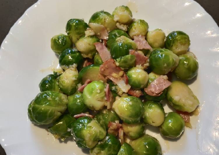 Recipe of Homemade Brussels in Bacon Slices