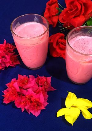 A picture of Rose Lassi.
