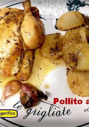 Una foto de Pollitos asados