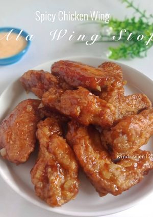 Foto resep Spicy Chicken Wing Ala Wing Stop