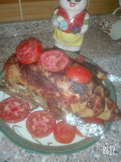 صورة لوصفة بطه محشيه فريك 🍴
