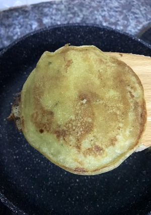 Hình của món Bánh rán trà xanh nhưng không xanh.