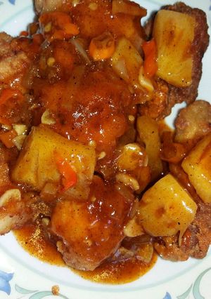 Foto resep Ayam goreng tepung pedas asam manis lada hitam