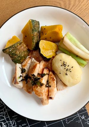 รูปของ อกไก่ย่างสูตรคลีนปรุงน้อย