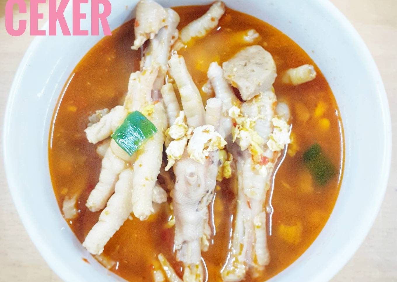 Seblak kuah ceker