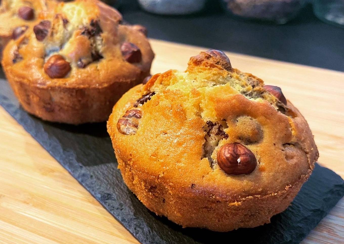 Muffins choco-noisettes