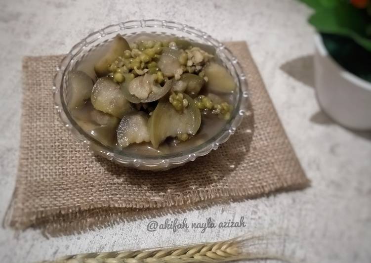 Resep 85.Sayur terong kacang ijo yang Enak