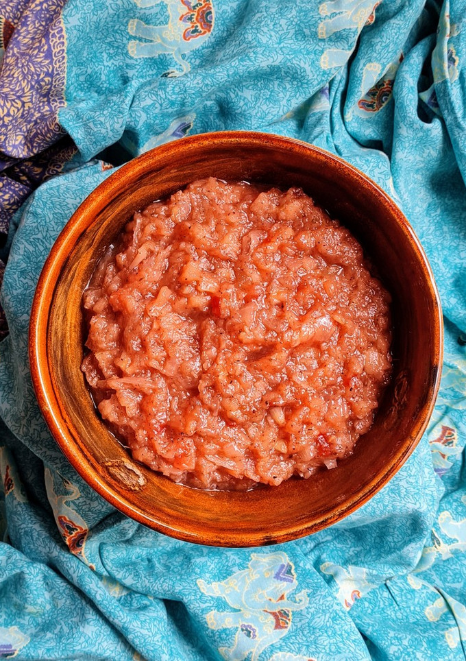 Una foto de Chutney de membrillo 🇮🇳