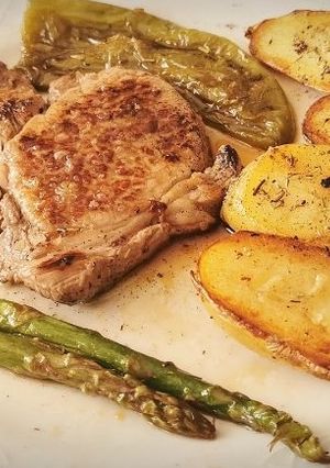 Una foto de "Filete de Pobre" o Aguja de Ternera a la plancha