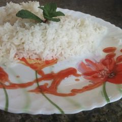 A picture of White rice.