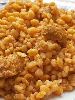 Tarhonyás hús recept fotója