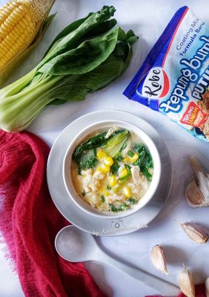 Foto resep Sup Jagung Pokcoy