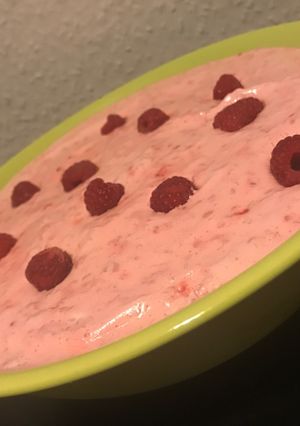 Málnahab recept fotója