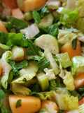 Ensalada de melón y pepino